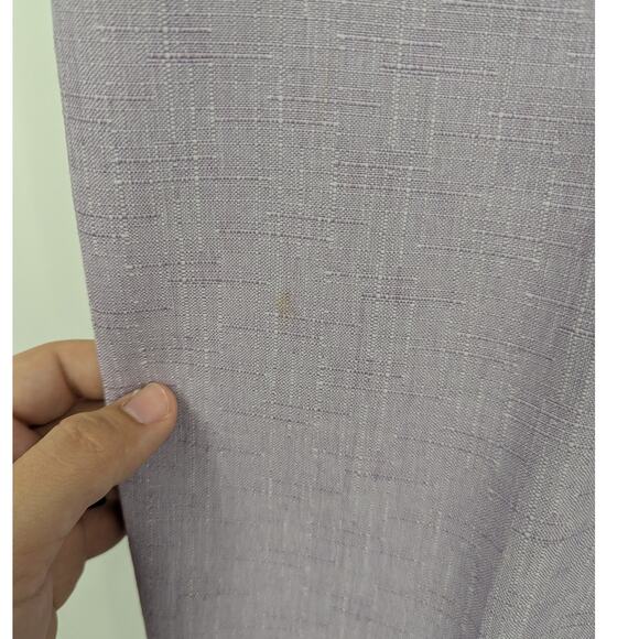 Alfred Dunner Women's Size 14 Lavender Cropped Pants Lightweight Pull-On Pastel - Picture 4 of 4